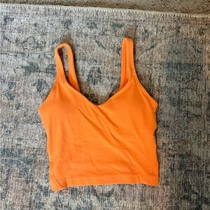 lululemon athletica Orange Align Tank Top